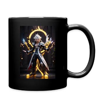 AI 3D Version 8 - Tasse einfarbig - Schwarz - Rechts