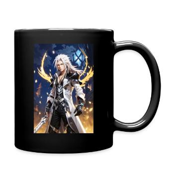 AI 3D Version 11 - Tasse einfarbig - Schwarz - Rechts