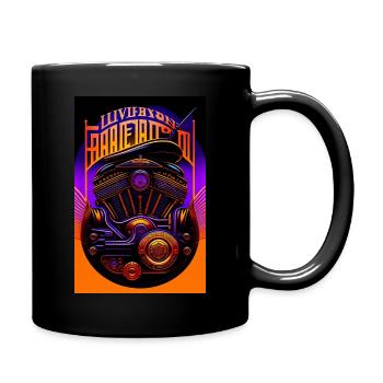 moteur de moto - Mug uni - noir - Droite