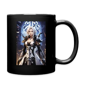 AI 3D Version 22 - Tasse einfarbig - Schwarz - Rechts