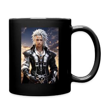 AI 3D Version 34 - Tasse einfarbig - Schwarz - Rechts