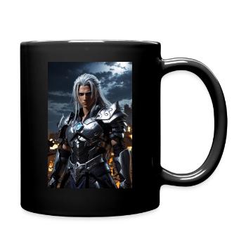 AI 3D Version 38 - Tasse einfarbig - Schwarz - Rechts