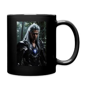 AI 3D Version 39 - Tasse einfarbig - Schwarz - Rechts