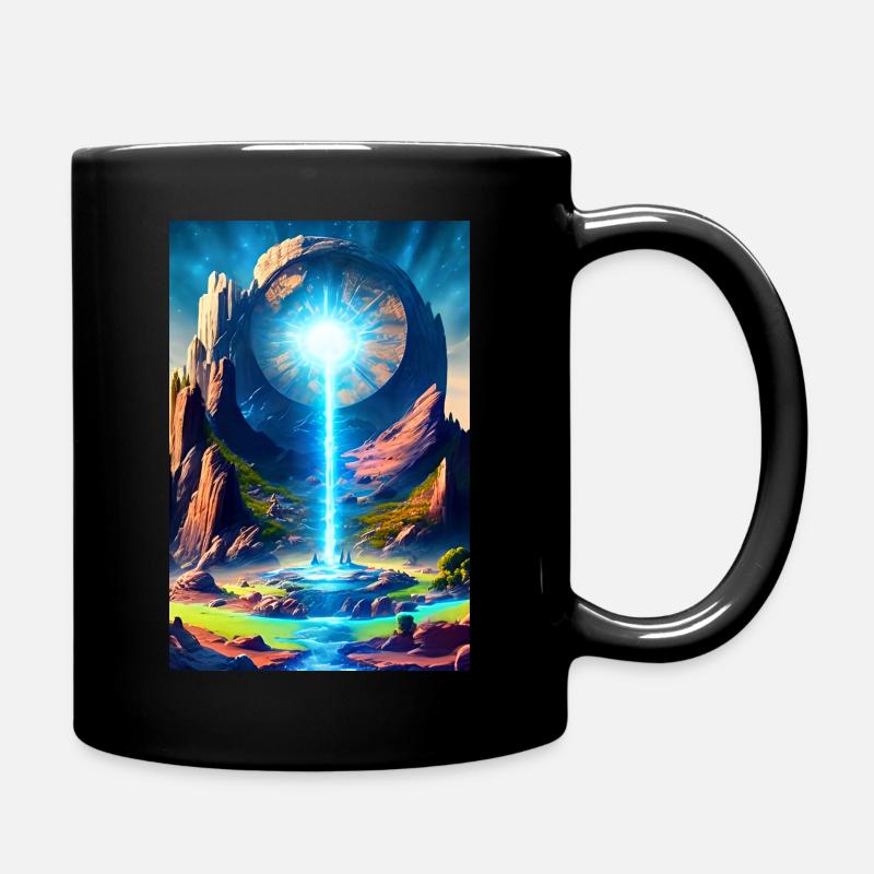 Fantastique porte des étoiles sous les tropiques - Mug uni - noir