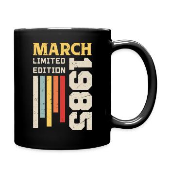 March 1985 - Birthday Gift March 1985 Anniv - Full Colour Mug - black - Right