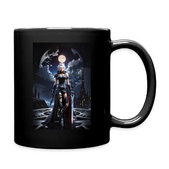 AI 3D Version 50 - Tasse einfarbig - Schwarz - Rechts
