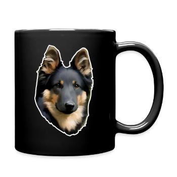 Bohemian Shepherd chodsky - Full Colour Mug - black - Right