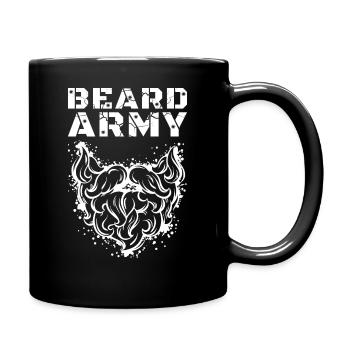 Beard army beard arme - Full Colour Mug - black - Right