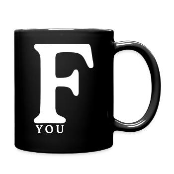 F YOU - Full Colour Mug - black - Right