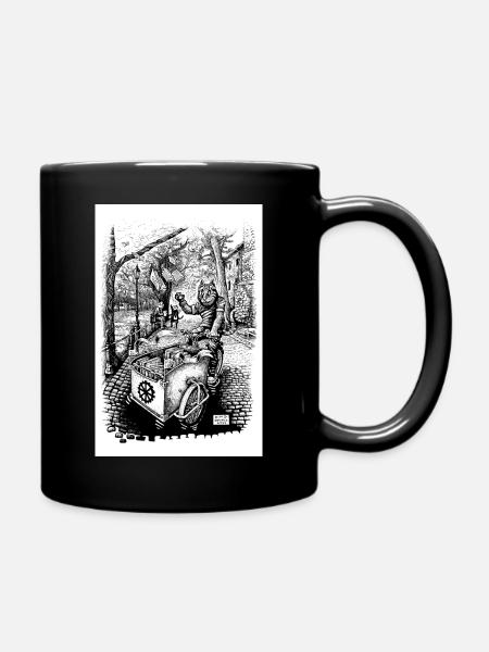 Pendant ce temps à Cracovie [Pologne] - Mug uni - noir