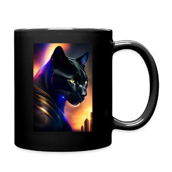 Black panther attack - Full Colour Mug - black - Right
