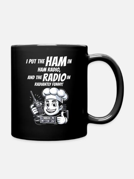 Chef d’opérateur radio amateur amateur radieusement drôle - Mug uni - noir