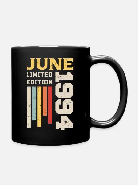Juni 1994 - Geburtstagsgeschenk Juni 1994 Juni - Tasse einfarbig - Schwarz