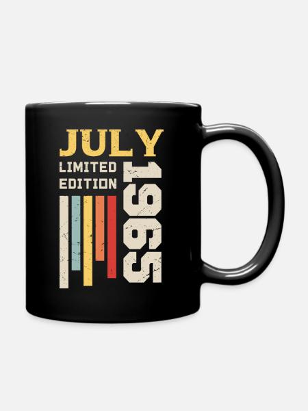 Juillet 1965 - Cadeau anniversaire Juillet 1965 - Mug uni - noir