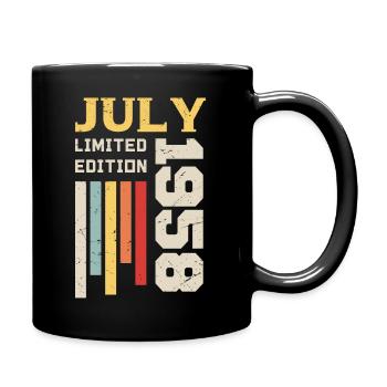 July 1958 - July 1958 Birthday Gift - Full Colour Mug - black - Right