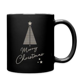 MERRY CHRISTMAS - Tasse einfarbig - Schwarz - Rechts