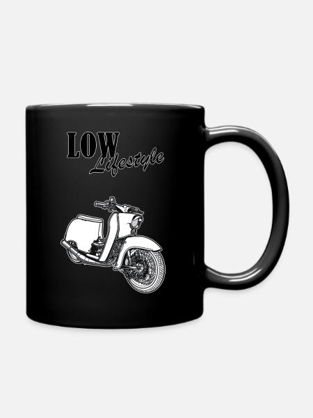 Ostblock KR 51 Schwalbe // Low Lifestyle - Tasse einfarbig - Schwarz