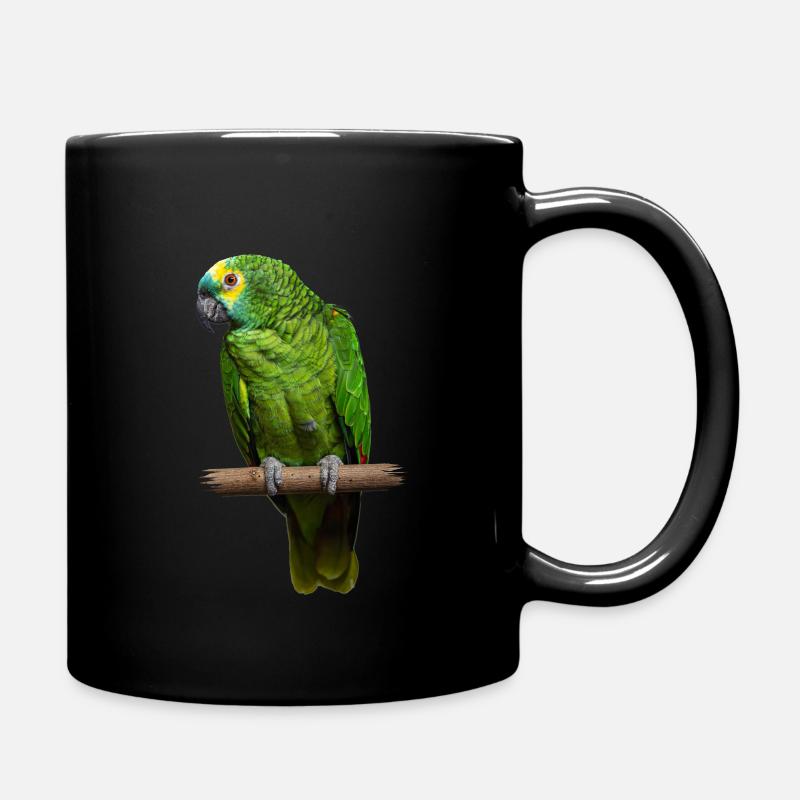 Vogel 1 - Tasse einfarbig - Schwarz