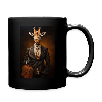 GirafUP - Mug uni - noir - Droite