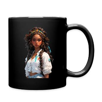 girl - Mug uni - noir - Droite