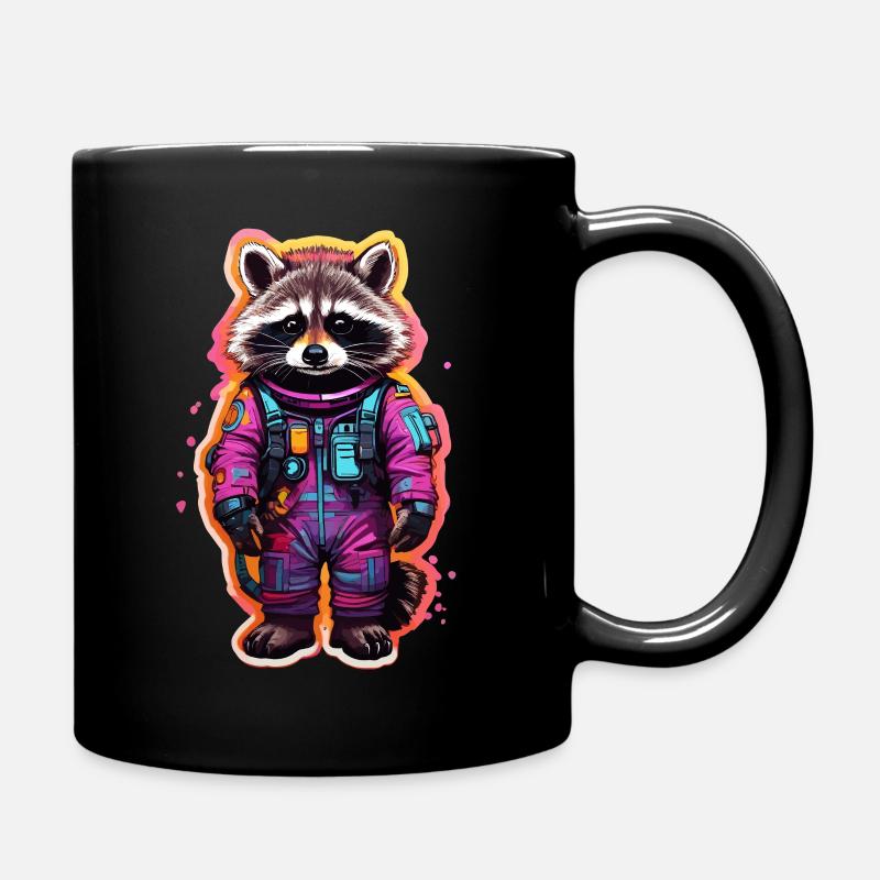 Raton laveur - Mug uni - noir