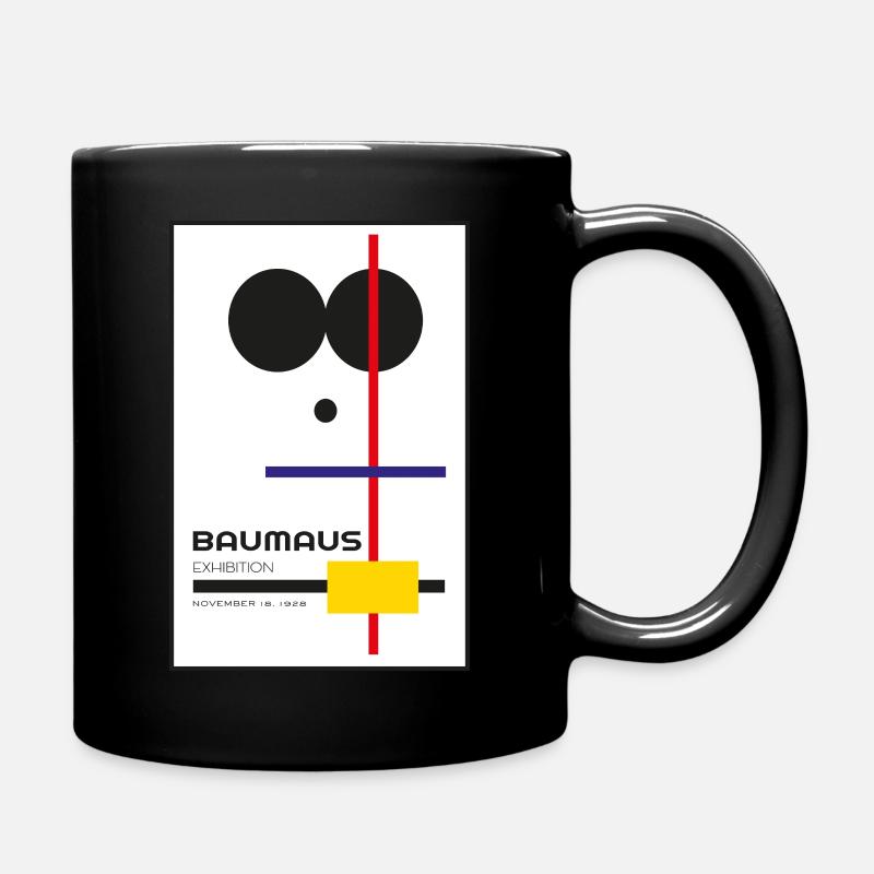 Baumaus Exhibition - Tasse einfarbig - Schwarz