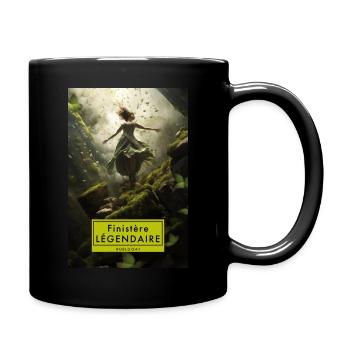 Saut de joie dans le Finistère Légendaire - Mug uni - noir - Droite