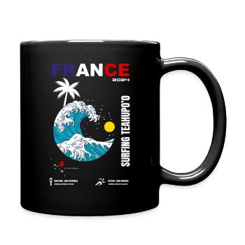 SURFING TEAHUPO'O - Mug uni - noir - Droite