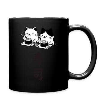 Sushi Chats - Mug uni - noir - Droite