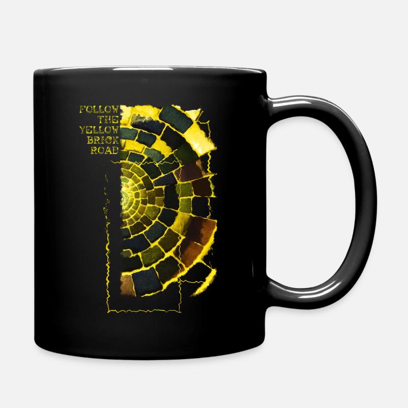 Folgen Sie der gelben Backsteinstraße - Tasse einfarbig - Schwarz