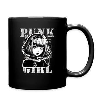 Punk Girl 01 - Full Colour Mug - black - Right