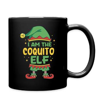 I Am The Coquito Elf Christmas Elves Puerto Rica - Tasse einfarbig - Schwarz - Rechts