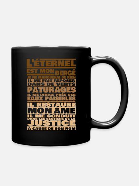PSAUMES 23 - Mug uni - noir