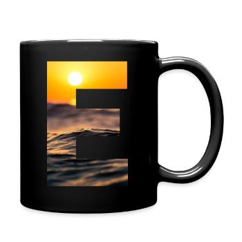 E - Tasse einfarbig - Schwarz - Rechts
