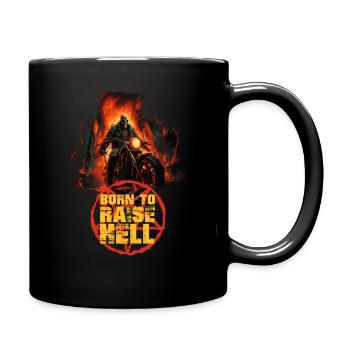 Born to Raise Hell - Full Colour Mug - black - Right