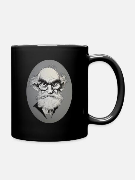 DO I look like a care - Full Colour Mug - black