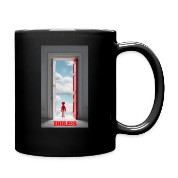 Wenn du zum ersten Mal den Himmel siehst - Tasse einfarbig - Schwarz - Rechts