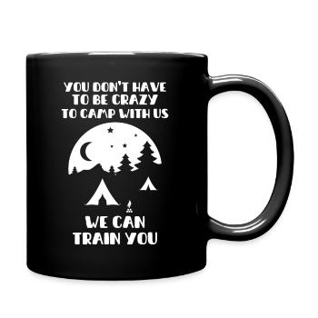 Tente de camping Camping Humour Vacances Camper Nature - Mug uni - noir - Droite