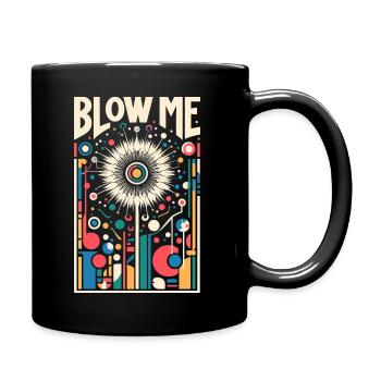 Pissenlit - Cadeau amusant pour les amoureux de la nature - Mug uni - noir - Droite