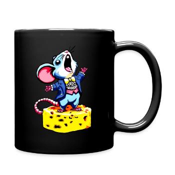 Opéra chantant Mäuschen - Mug uni - noir - Droite
