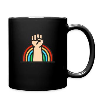 Un seul amour : l’orgueil, le pouvoir - Mug uni - noir - Droite