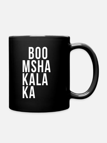 Boom Shakalaka - Tasse einfarbig - Schwarz