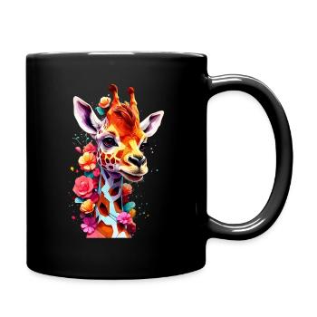 Giraffe V1 24 18 - Tasse einfarbig - Schwarz - Rechts