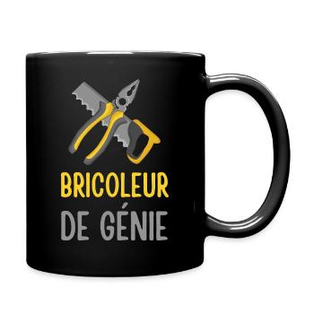Le bricoleur de génie - Mug uni - noir - Droite
