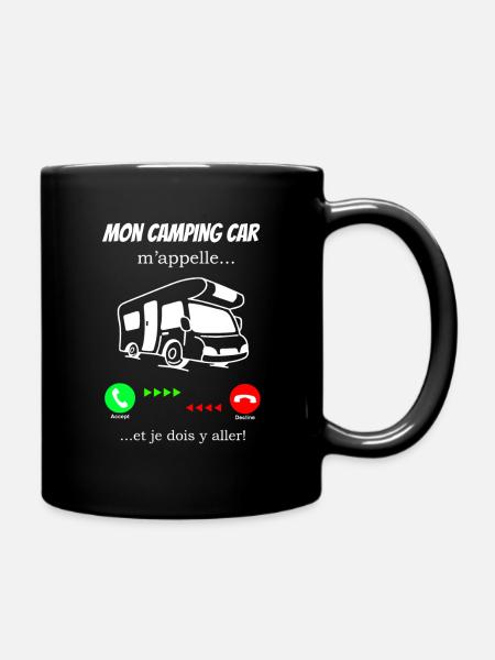 Mon camping car - Mug uni - noir