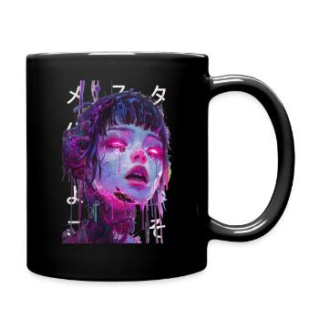 Virtual Influencer 02 - Full Colour Mug - black - Right