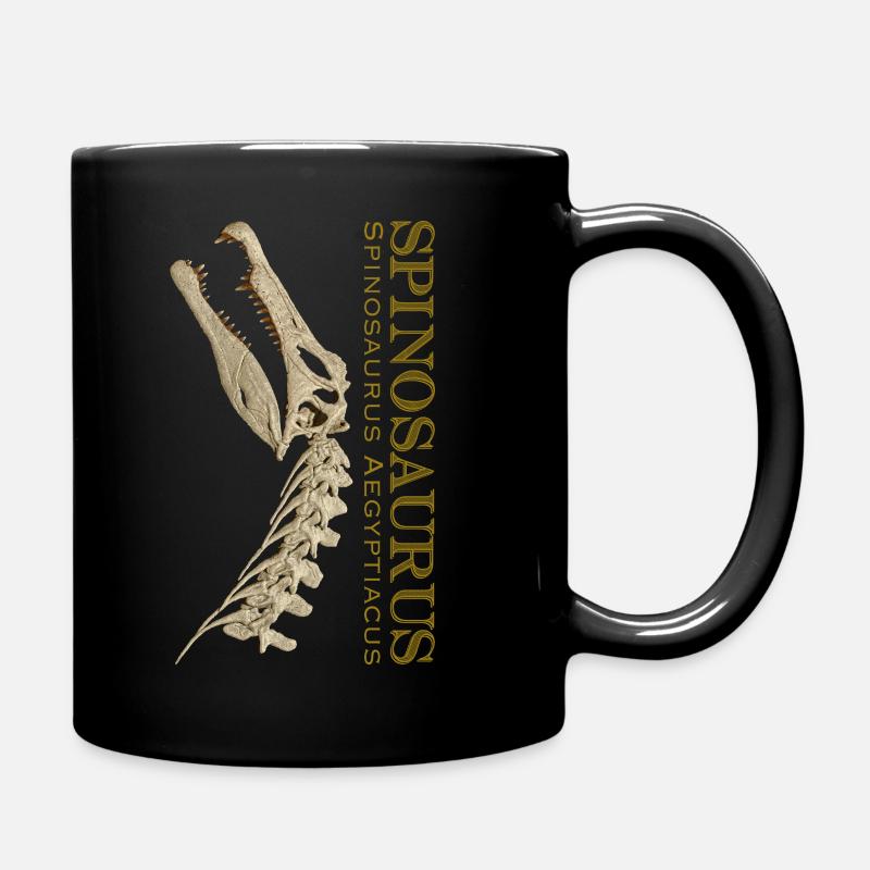 Spinosaurus Schädel bone - Tasse einfarbig - Schwarz