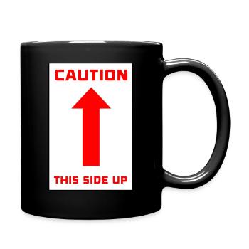 This Side Up - Tasse einfarbig - Schwarz - Rechts