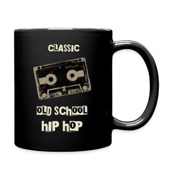 Classic Oldschool Hip Hop - Full Colour Mug - black - Right