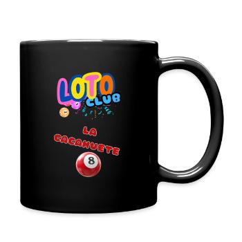 LOTO - BINGO - 8 - LA CACAHUETE - Mug uni - noir - Droite